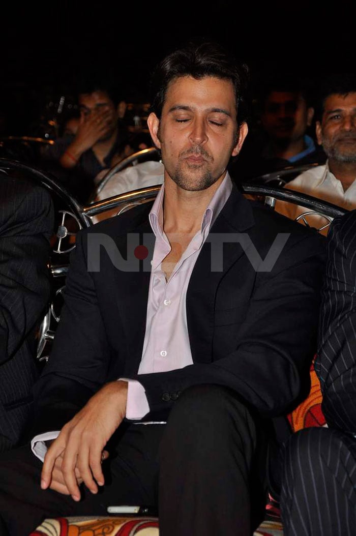 Are we taking in the moment Hrithik? Or are we catching some sneaky shut-eye?