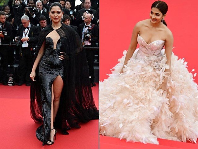 Photo : Cannes 2022: Tamannaah And Pooja Hegde's Style Collective