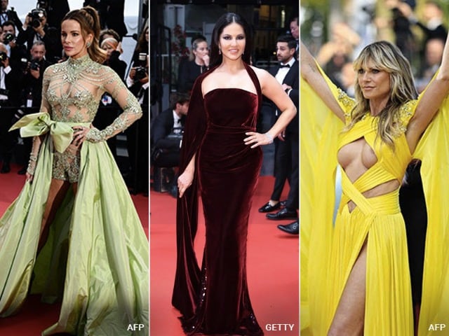 Photo : Cannes 2023: Sunny Leone, Heidi Klum And Kate Beckinsale Lit Up The Red Carpet Like This
