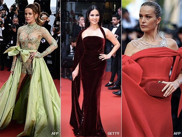 Photo : Cannes 2023: रेड कार्पेट पर छा गईं सनी लियोनी, पेट्रा नेमकोवा और केट बेकिंसले