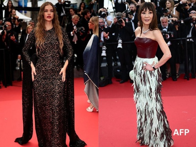 Photo : Cannes 2024: Michelle Yeoh And Barbara Palvin's Red Carpet Glory