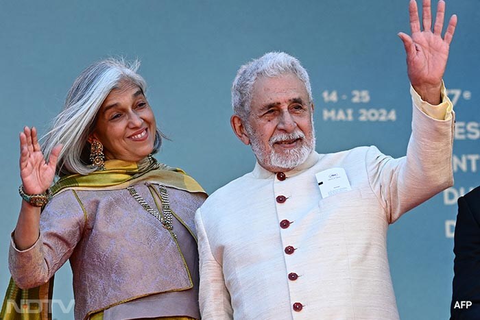 Cannes 2024: Naseeruddin And Ratna Pathak Shah, Prateik Babbar Attend The Screening Of Manthan