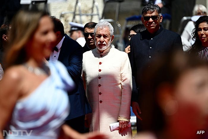 Naseeruddin Shah photographed at the screening of the film <i>Manthan</i>. (Image courtesy: AFP)