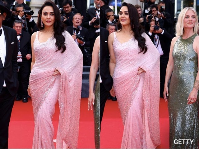 Photo : Cannes 2024: Preity Zinta Stole The Show In A Saree