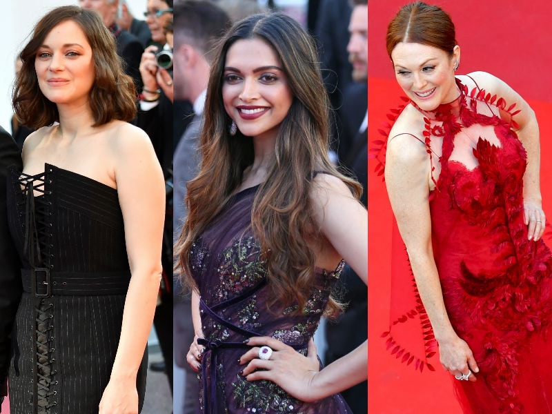 Photo : Cannes Day 1: दीपिका, मैरियन कोटीलार्ड, जूलियन मूरे ने बिखेरे रेड कार्पेट पर जलवे...