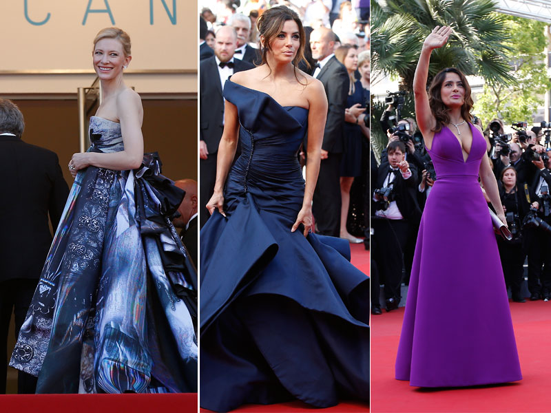 Cannes Fashion Parade: Cate, Salma, Eva