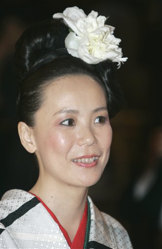 Japanese director Naomi Kawase arrives for the screening of the film Mogari No Mori, at the 60th International film festival in Cannes