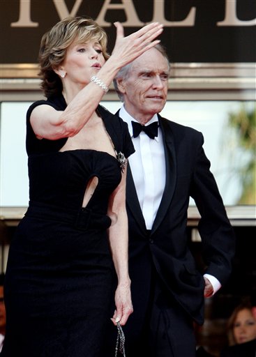Actress Jane Fonda arrives for the screening of the film Promise Me This, at the 60th International film festival in Cannes.