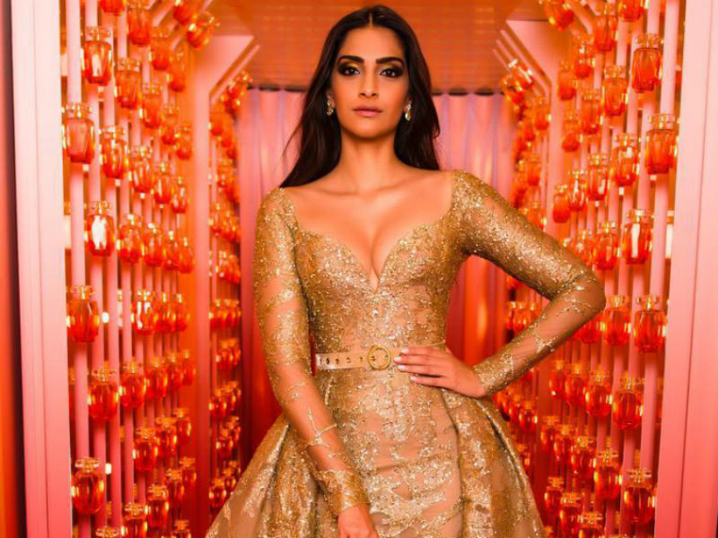 Cannes Film Festival: Sonam Kapoor Dazzles In Gold