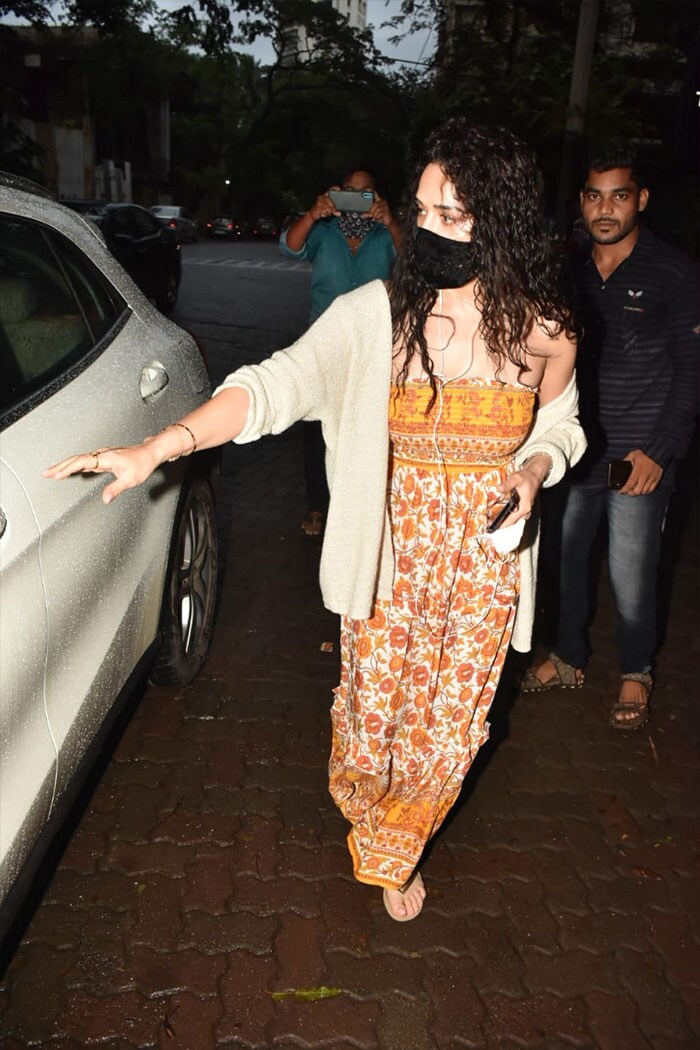Actress Preity Zinta was spotted outside a salon in Bandra.