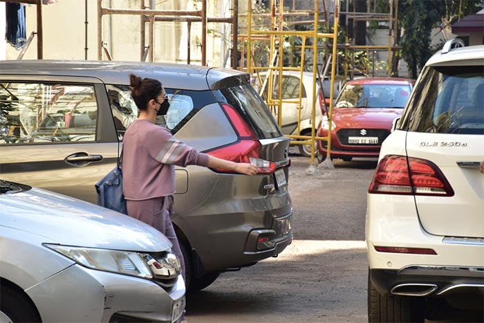 Aditi Rao Hydari was photographed in the city.