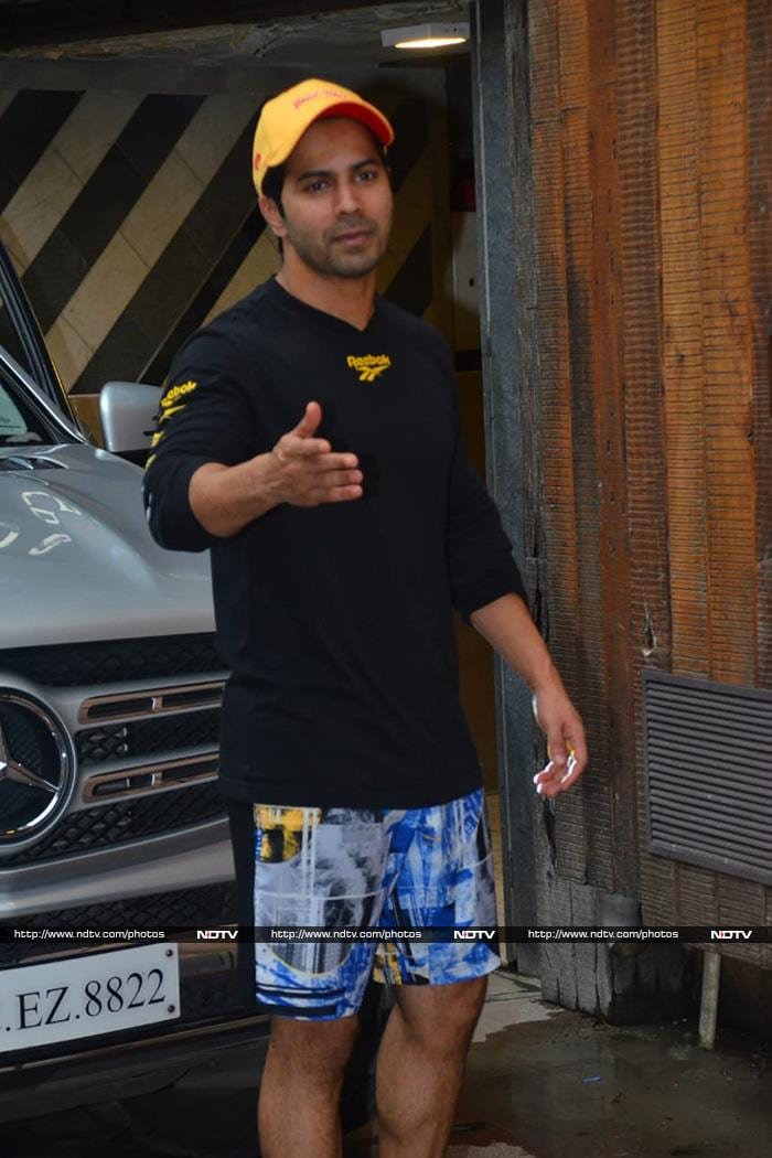 Varun Dhawan was spotted at his gym.