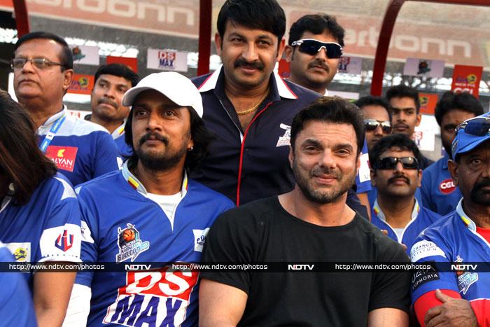 South stars collide on the pitch at Celebrity Cricket League final
