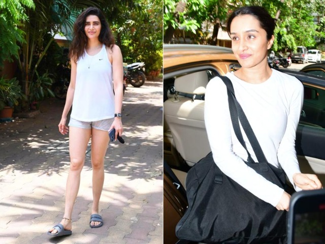 Celeb Gym Style As Seen On Shraddha Kapoor And Karishma Tanna