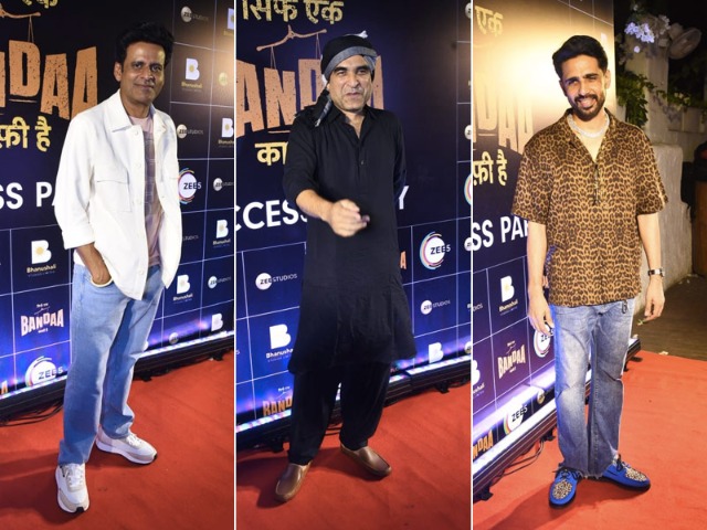Celeb Roll Call At <i>Sirf Ek Bandaa Kaafi Hai</i> Screening: Manoj Bajpayee, Pankaj Tripathi, Gulshan Devaiah And Others