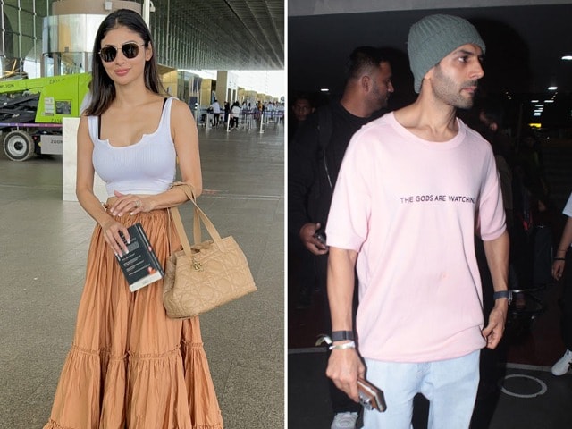 Photo : Celeb Rush Hour: Mouni Roy, Kartik Aaryan And Others At The Airport