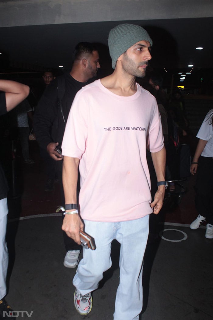 Celeb Rush Hour: Mouni Roy, Kartik Aaryan And Others At The Airport