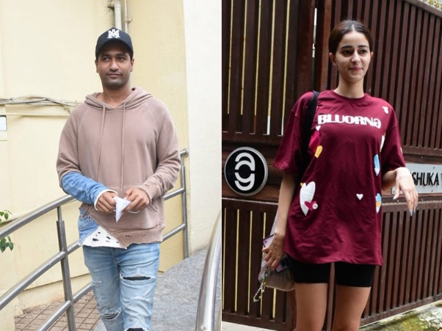Celeb Spotting: Vicky Kaushal And Ananya Panday In The City