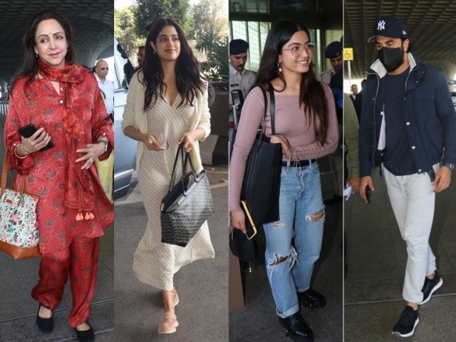 Photo : Celeb Spotting At Airport: Malaika, Rashmika, Sara, Janhvi - Count The Stars