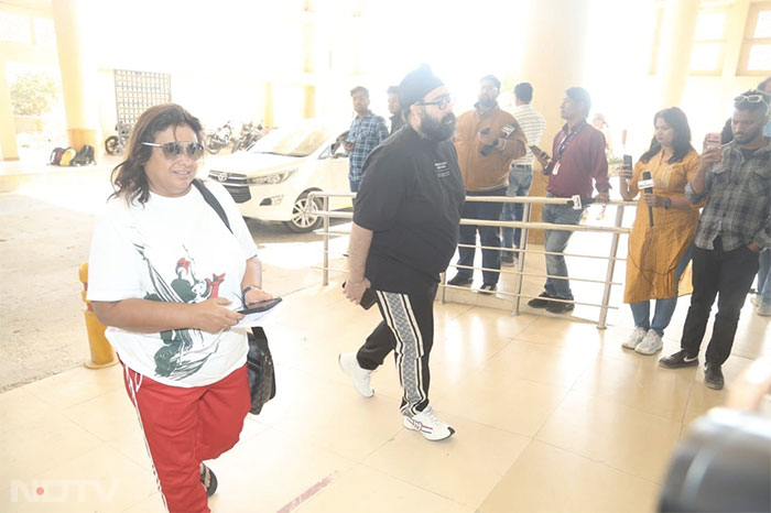 Amritpal Singh Bindra was also pictured at Jaisalmer airport. (Image courtesy: Varinder Chawla)