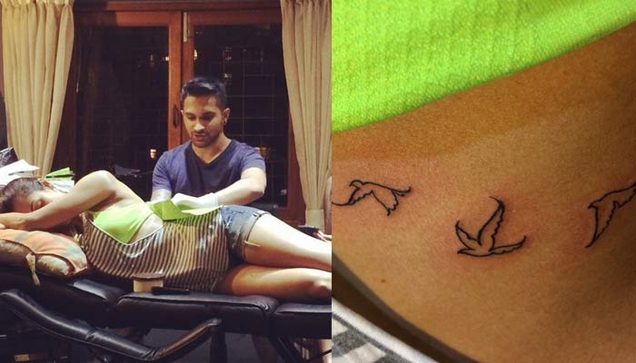 Malaika is Free as a Bird, That's What Her Tattoo Says