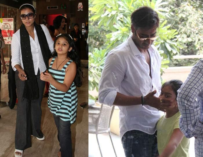 Kajol and hubby Ajay Devgn named their daughter Nysa, which means goddess of purity. Pretty, but it's probably going to take a lot of explaining at school.
