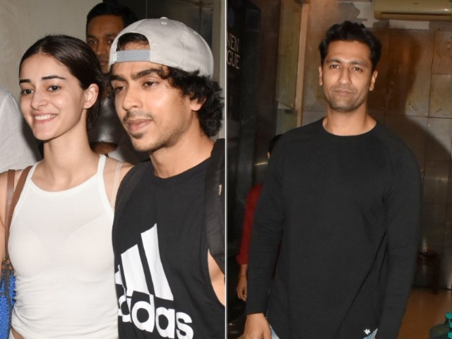 Celeb Spotting: Vicky Kaushal, Ananya Panday And Others In Mumbai