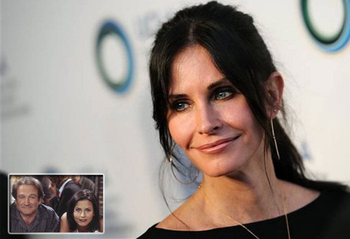 Courteney Cox: My thoughts and prayers are with all who knew and loved Robin Williams. What a genius he was.