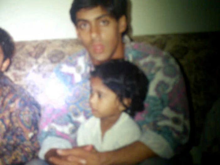 Recognise the little girl with Salman?