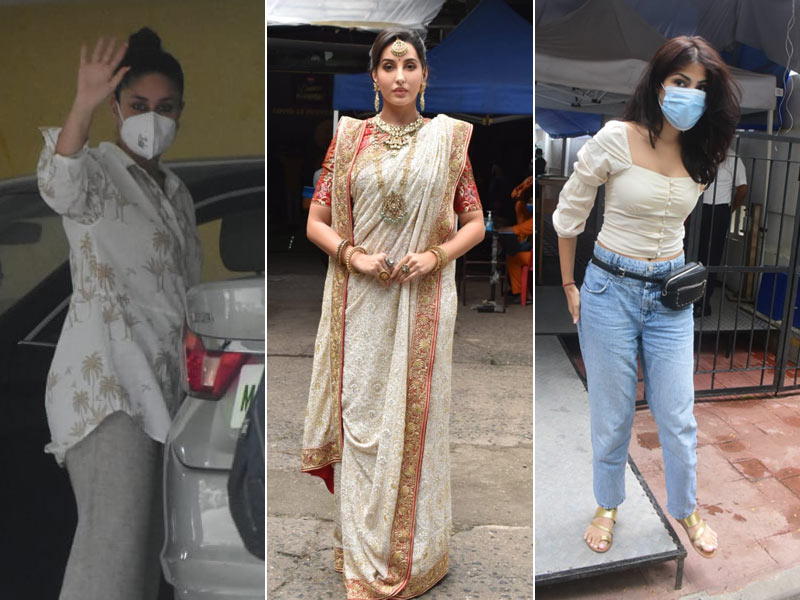 Catching Up With Kareena Kapoor, Nora Fatehi, Rhea Chakraborty