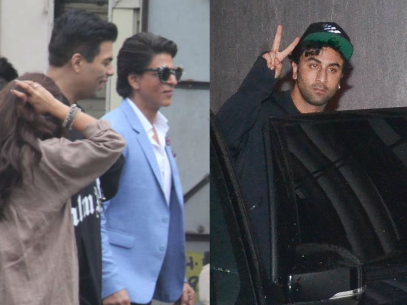 A Busy Day For Shah Rukh Khan, Karan Johar, Ranbir Kapoor And Others