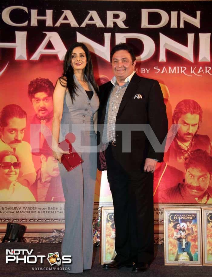 Rishi Kapoor, Sridevi at Chaar Din Ki Chandni music release