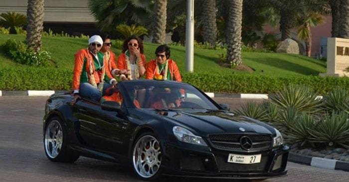 SRK, Deepika, Abhishek on a Dubai drift