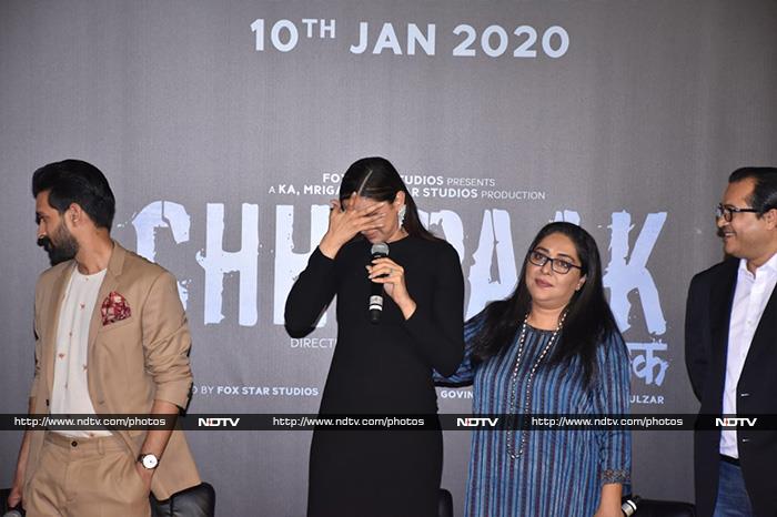 Emotional Deepika Padukone Attends Chhapaak Trailer Launch