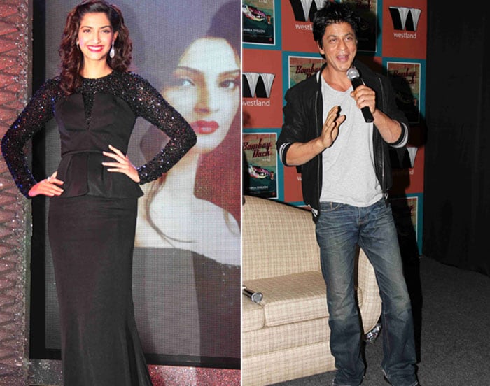 Sonam, SRK\'s evening out!