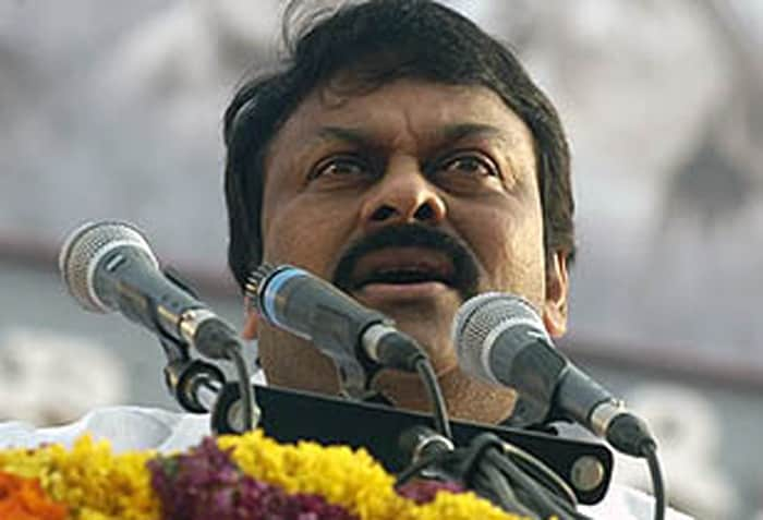 In February this year, Chiranjeevi announced that his political party, Praja Rajyam Party (PRP) would merge with the Congress.<br><br/>

Coming up:  A snapshot of Telugu cinema's macho megastar.