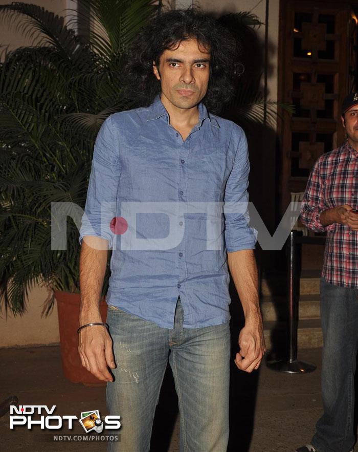 Imtiaz Ali looks casual.