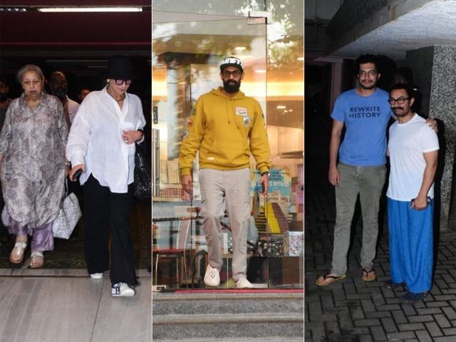 Photo : City Full Of Stars: Aamir Khan-Junaid Khan, Dimple Kapadia And Others