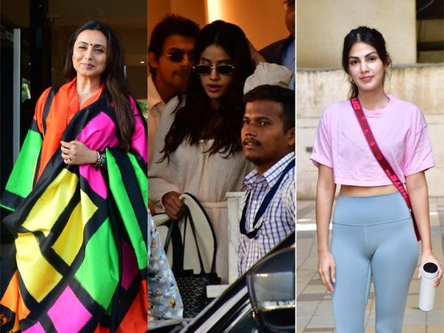City Of Stars: Janhvi Kapoor, Rani Mukerji, Rhea Chakraborty And Others