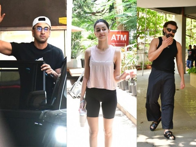 Photo : City Of Stars: Ranbir Kapoor, Ananya Panday And Bobby Deol Spotted