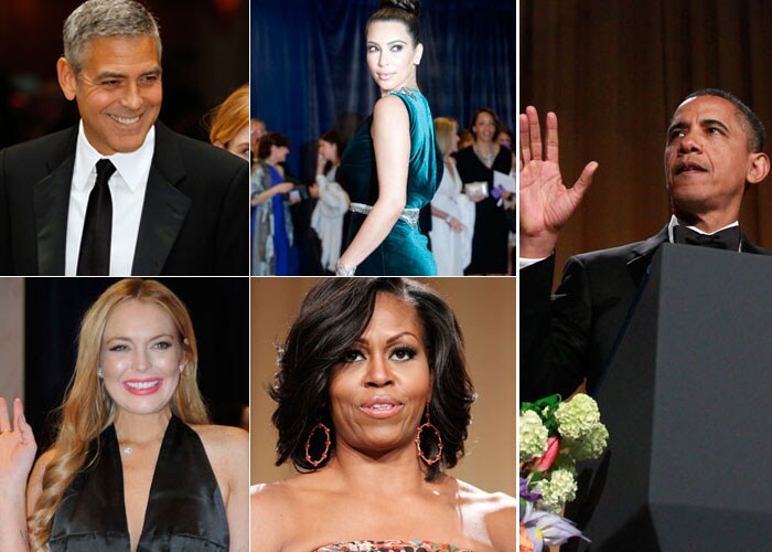 Clooney, Kim, Charlize and other stars at White House Correspondents Dinner