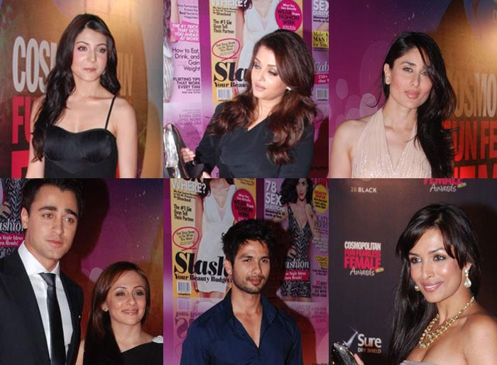 Some of Bollywood's best were awarded with the Cosmopolitan fun fearless awards on Saturday evening in Mumbai. And though the title seems to be removed from regular lot, they couldn't be less predictable with choosing their winners.