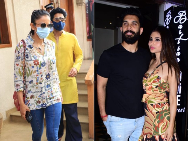 Couple Spotting: Rakul Preet-Jackky, Mouni-Suraj's Day Out