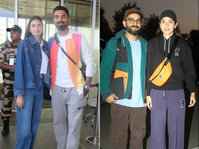 Photo : Couple Spotting: Anushka-Virat, Athiya-KL Rahul At Airport