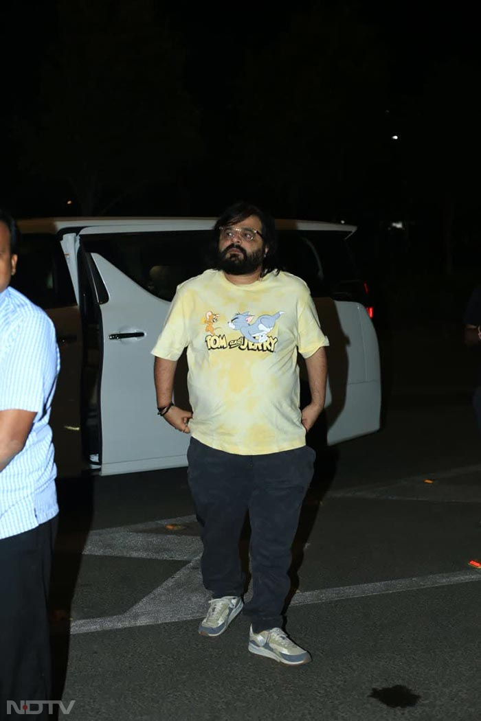 Music composer Pritam was also clicked at the airport. (Image courtesy: Varinder Chawla)