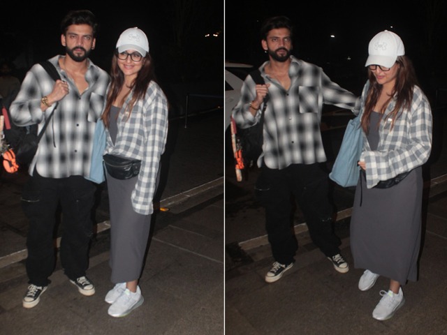 Couple Spotting At Airport: Sonakshi Sinha With Her Husband Zaheer Iqbal Couple Spotting At Airport: Sonakshi Sinha With Her Husband Zaheer Iqbal