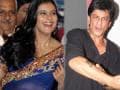 Photo : Super-happy Kajol, tattooed SRK