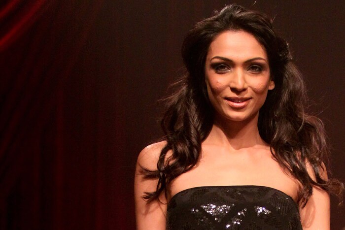 A model walks the ramp in an Nandita Mahtani outfit at the IPL Nights after party following the 2010 DLF Indian Premier League T20 semi final match between Deccan Chargers and the Chennai Super Kings at the Grand Hyatt on April 22, 2010 in Mumbai, India.  (Photo: Getty Images)