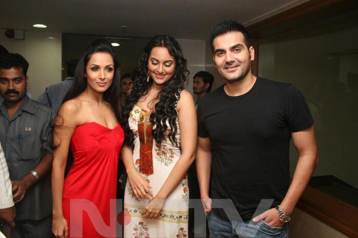 Malaika Arora Khan, Sonakshi Sinha and Arbaaz Khan