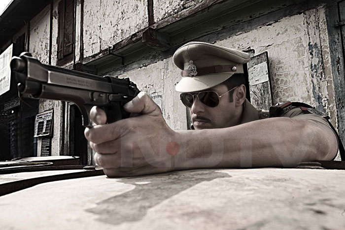 Taking aim - a still from the movie.